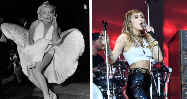 Miley Cyrus, Marilyn Monroe